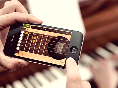 iOS: Guitar app chords guitar ios iphone music ui