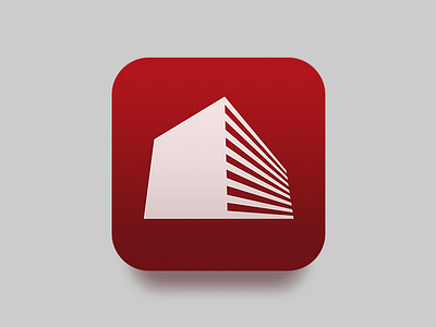 ICON: Real Estate App "Etagi" app build estate icon ios ios 7 iphone real red