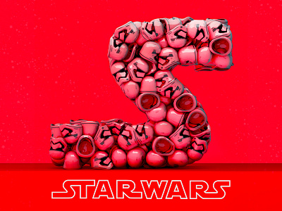 ⭐ starwars ⭐ 3d art cinema4d design illustration starwars typography