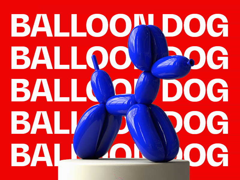 🎈 Balloon Doggo 🐕 3d art animation balloondog cinema4d jeffkoons toy