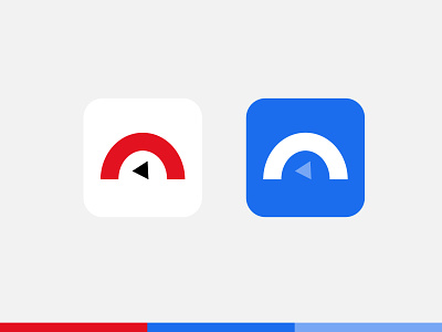 O Icon - App icon/logo app icon blue white logo fast logo iconic logo logo design minimalist icon o icon o logo speed speedometer