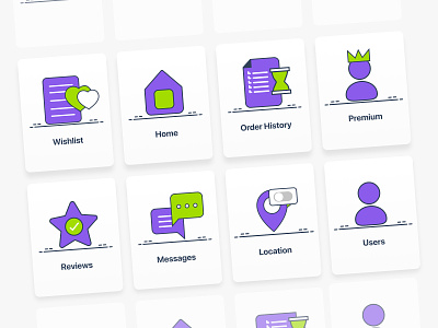 Empty State Icons/Illustrations for Mobile app