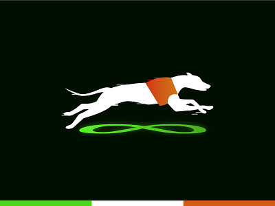 Metaverse Racing Logo design dog race gaming logo meta metaverse racing track
