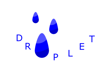 Droplet rebranding branding design logo