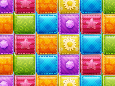 Game Art and GUI for Lalaloopsy 3d WonderLand art cube element game gui