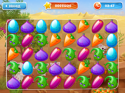 3-in-Row Game for Yoohoo applications