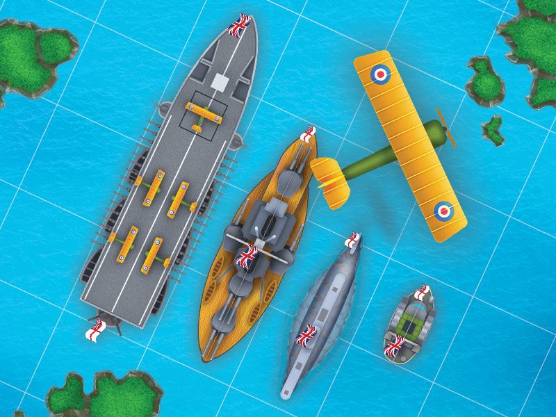 Ship apck for iMessage game. Great Britan. game ux iu pack skin imessage ship