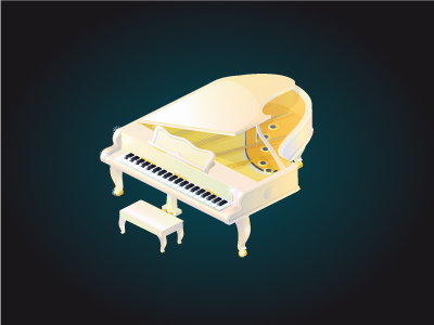 Piano for game game art piano vector 2d
