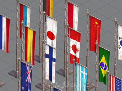Flags fo game