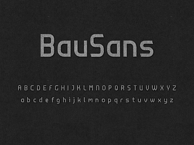 Bausans bau bausans sans type typeface typography