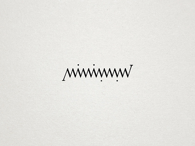 minimum ambigram logo logotype mark minimalistic minimum