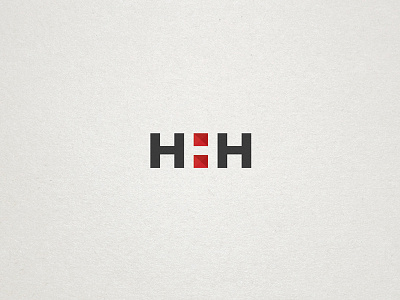 HHH h hhh logo logotype mark negative space