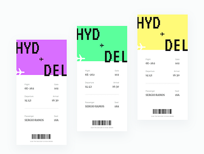 Flight boarding pass design typography ui uidesign ux visual design visual hierarchy