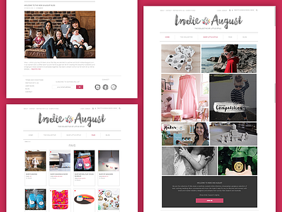 The Collective of Little Style - Website custom products kids website shop small wordpress website