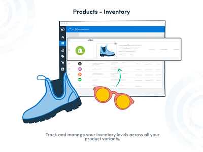 Inventory Management 🛍 channels desktop digital ecommerce illustration inventory inventory management software productdesign stock ui uidesign uiux veeqo warehouse web