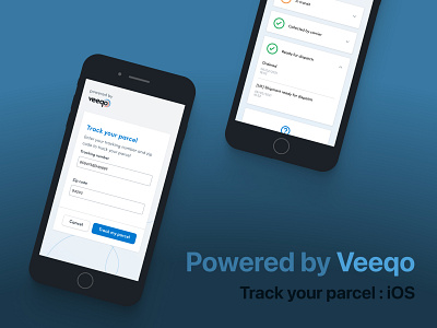 Track your parcel 🧭 design ecommerce ios mobile parcel track ui ux veeqo web