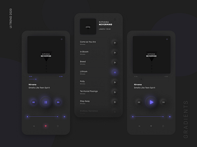 Music Player app design figma interface minimal music music player neumorphic neumorphism ui