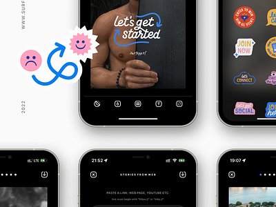 Surf: Insta Stories Design