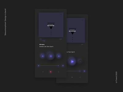 Skeuomorphism is back! app apple figma ios lights music music app music player musician shadows skeuomorphism ui uiux userexperience userinterface ux