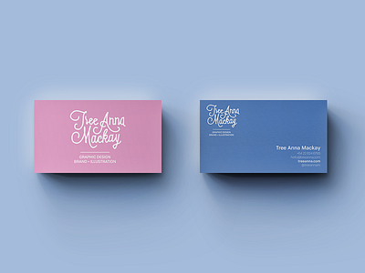 Personal Business Cards brand brand identity business cards pastel pastels type typography