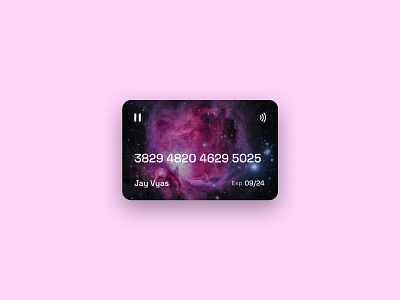 Custom Banking Cards by Jay Vyas for Unpause on Dribbble