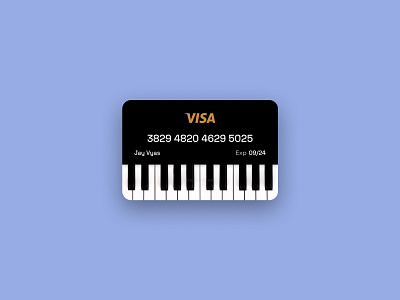 Custom Banking Cards by Jay Vyas for Unpause on Dribbble