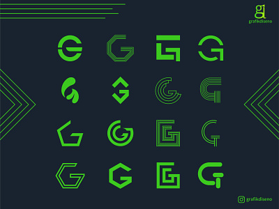 Single Letter G brand identity branding design flat graphicdesgn illustration illustrator logo minimal typography