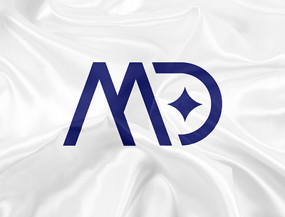 MD LOGO DESIGN branding graphicdesign illustration logo logodesign logodesigner logomark logotype md logo vector