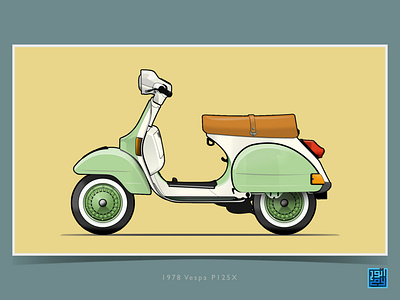 The Art of Wheels: Vespa P125X