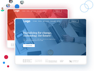 Business website redesign, Landing page app design business web design design modern web design ui ux webdesign website design
