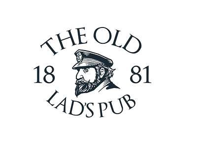 The Old Lad'S Pub branding clean design flat graphic design icon illustration illustrator logo minimal vector