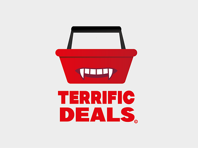Terrific Deals branding clean design flat graphic design icon illustration illustrator logo minimal vector