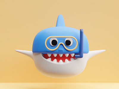 Shark 3d 3d graphic blender illustration shark