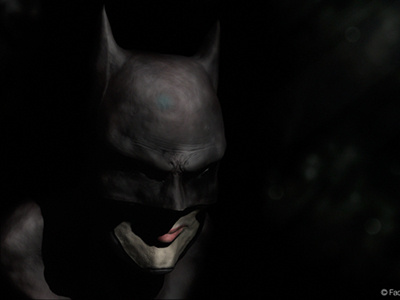 The Dark Knight 3d 3d sculpt illustration zbrush