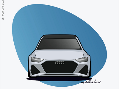 AUDI adobeillustrator audi car design graphicsdesigner illustrator lamborghini new sketch sticker supercar vectorartwork