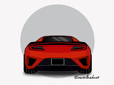 HONDA adobe illustrator car design cars corel draw digital artist graphics designer illustration logo design new design procreate vector art