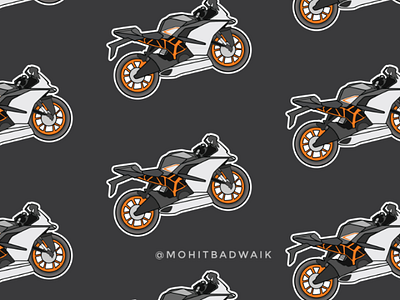 KTM illustration adobe illustrator bike car graphic design graphics designer ktm motor new artist superbike vector art wallpaper