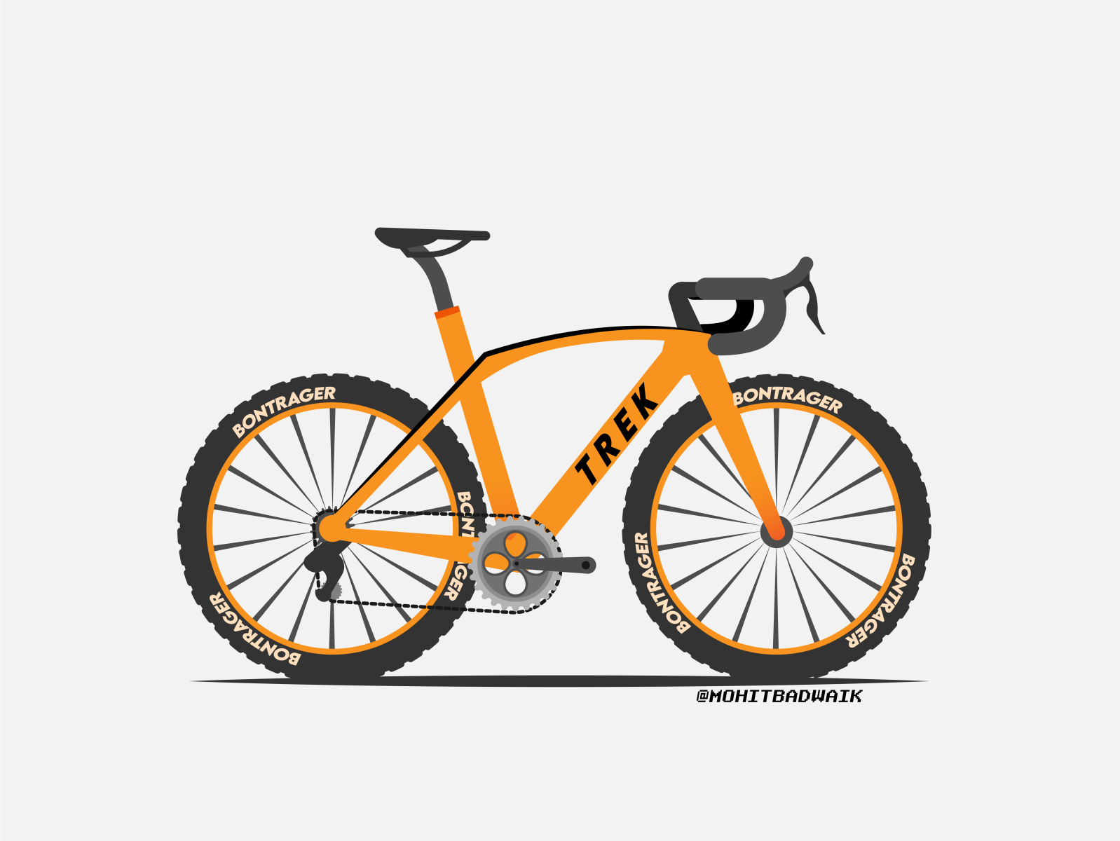 Cycle Illustration By Mohitbadwaik On Dribbble