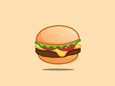 Burger adobe adobe illustrator artist burger digital art food illustration snacks vector vector art vector artwork vectorart