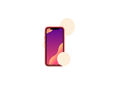 iPhone 11 3D 3d design illustration ui