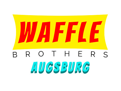 Waffle Brothers Rebrand #2 adobe brand brand design brand identity branding comic design dribbbleweeklywarmup graphic design illustrator promotion rebrand waffles