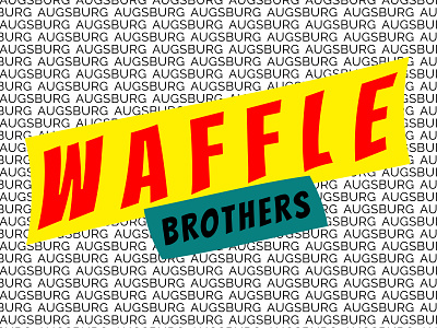 Waffle Brothers Rebrand #3 adobe adobe illustrator brand branding design design graphic design illustration illustrator logo logo design promotion rebrand rebranding typography waffles