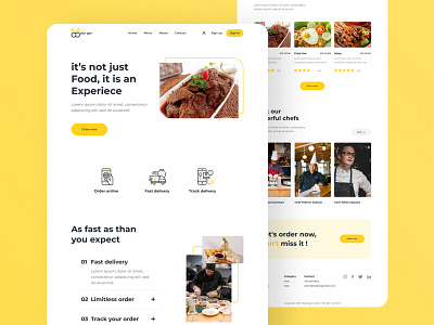 Restaurant App - Madangan Resto design ui uidesign uiuxdesign ux web webdesign webdesigner website