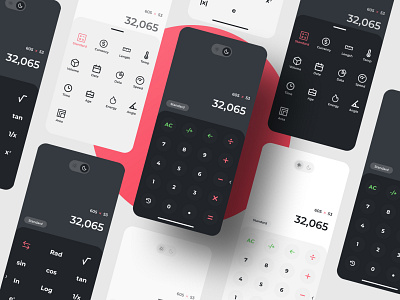 Calculator App Design - Concept design mobile mobile app mobile ui mobiledesign ui uidesign uiuxdesign ux