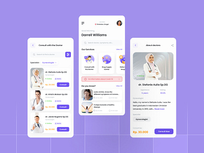 Health & Care App Design design mobile mobile app mobile ui mobiledesign ui uidesign uiuxdesign ux