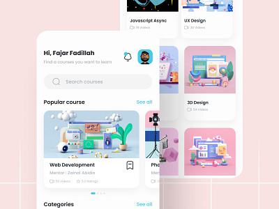 Educational App Design design mobile mobile app mobile ui mobiledesign ui uidesign uiuxdesign ux