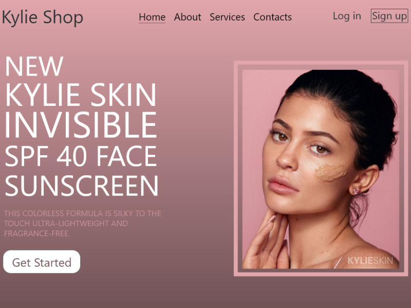 Kylie Shop Ui By Lunna On Dribbble