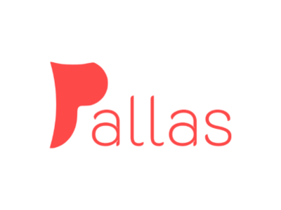 Pallas Logo animation art design flat icon illustration logo minimal type typography vector