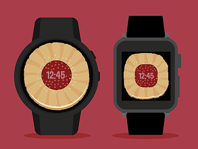 Fruit Center Cookie Watch Face android android wear chocolate cookie moto 360 watchface