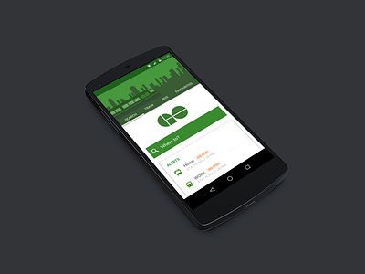 GO Transit App Redesign for Android android bus go lollipop material toronto train transit ui ux